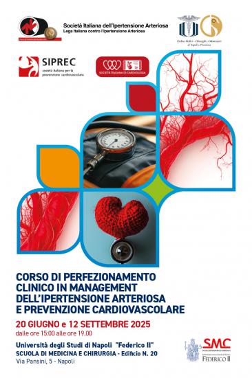 CORSO DI PERFEZIONAMENTO CLINICO IN MANAGEMENT DELL'IPERTENSIONE ARTERIOSA E PREVENZIONE CARDIOVASCOLARE